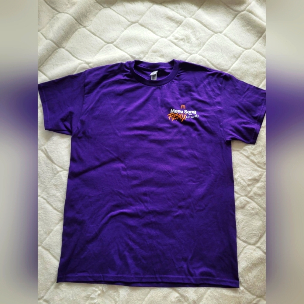 Lil yachty Menu Song Remix McDonald's Tshirt - Picture 1 of 8